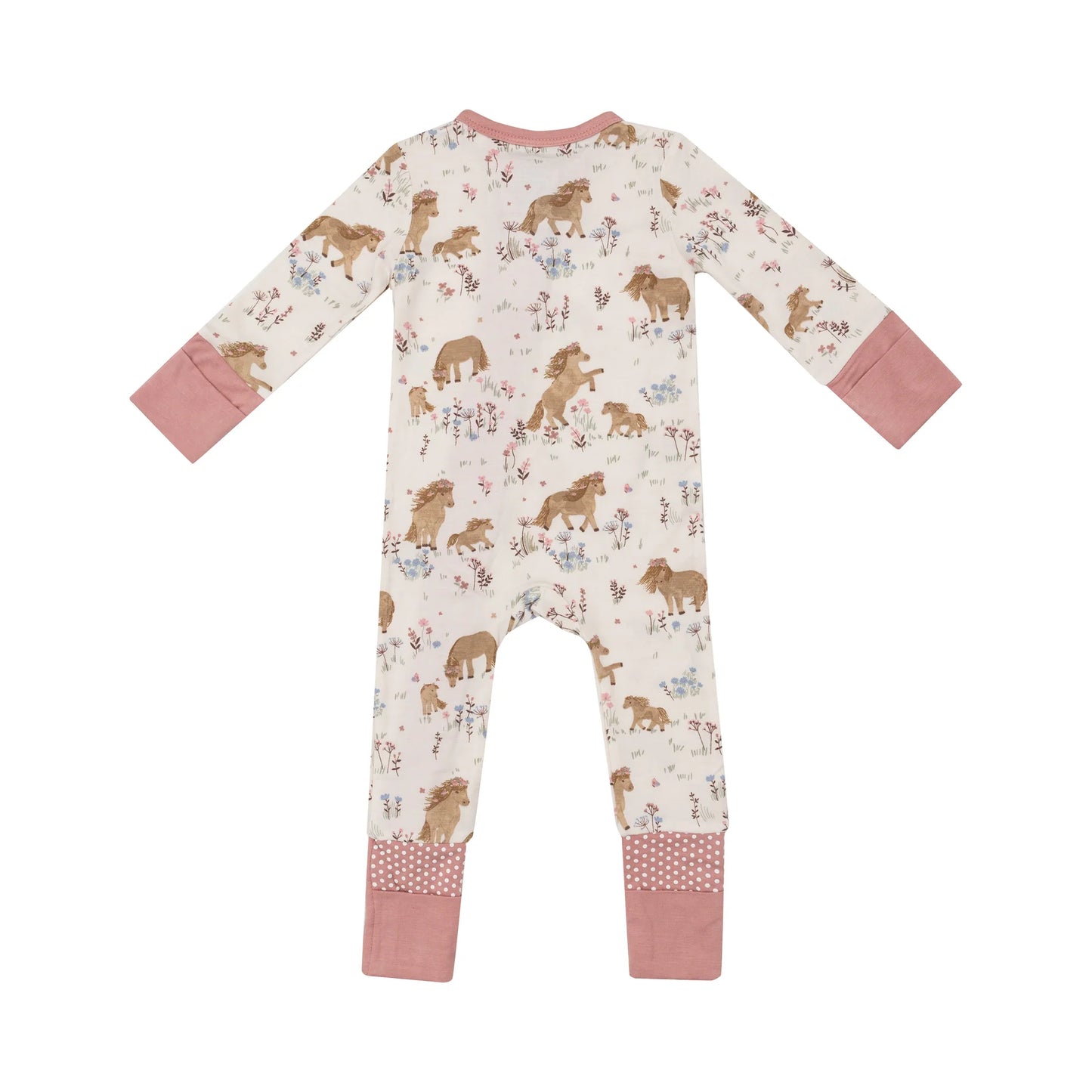 Pretty Ponies 2way Zipper Romper