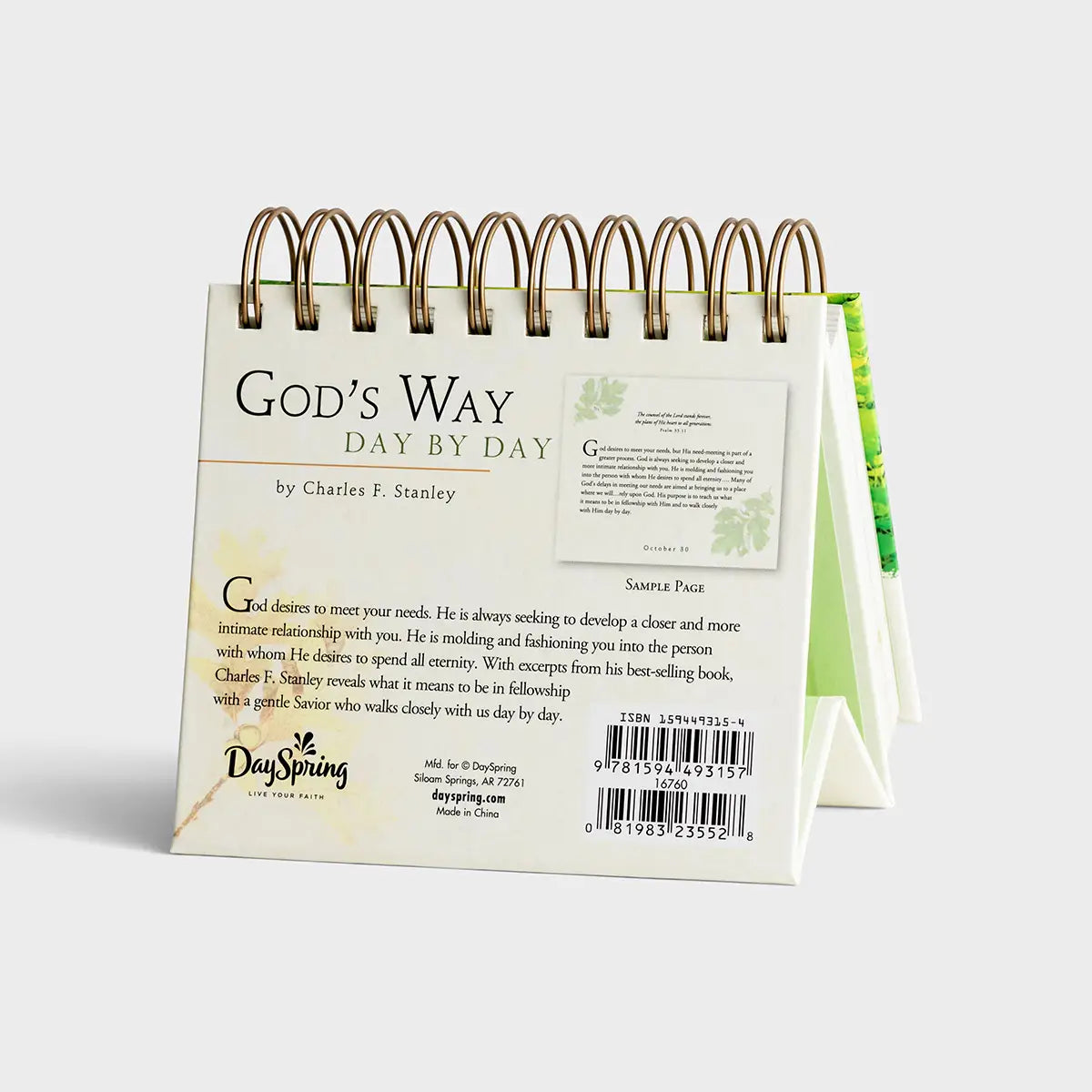 Charles Stanley - God's Way - Perpetual Calendar