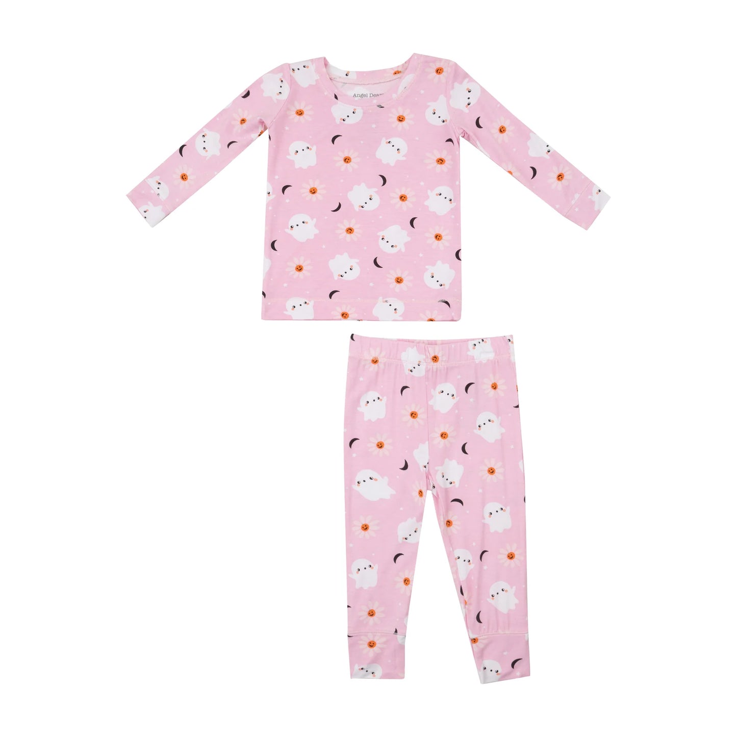 Pink Ghost Long Sleeve Loungewear Set