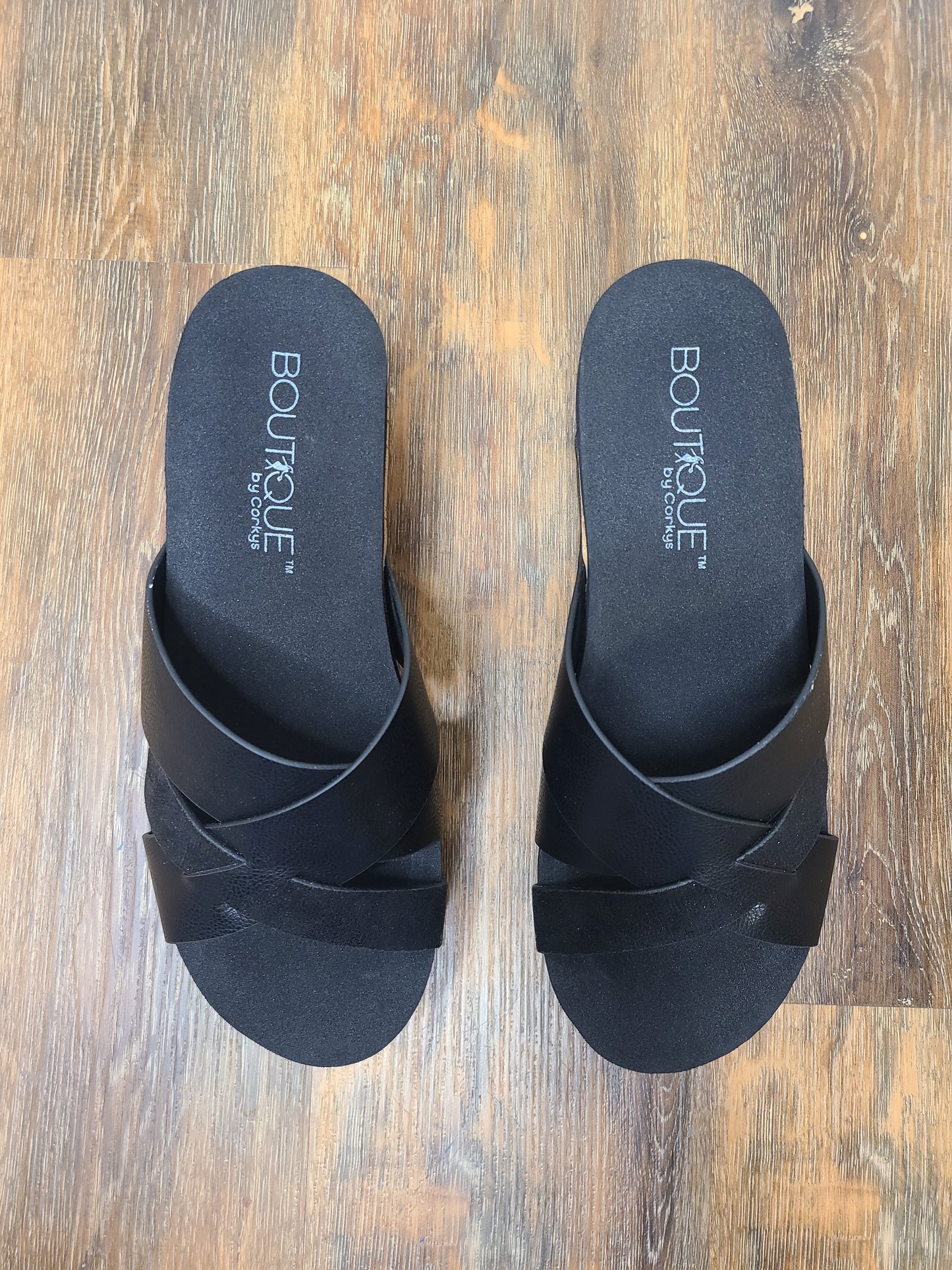 Amuse Platform Sandal- BLACK