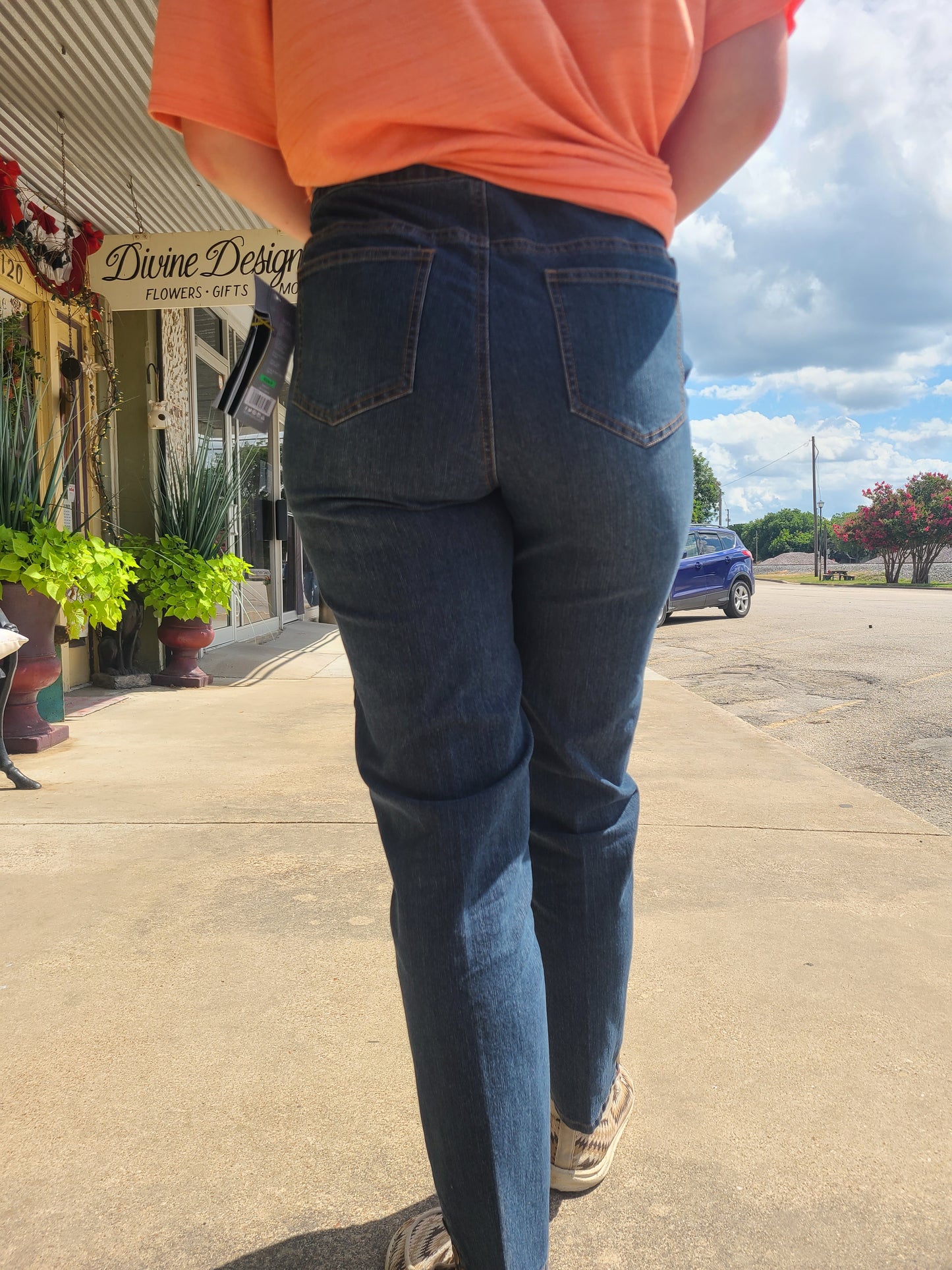 Ankle Jean w/ Ankle Snap Buttons