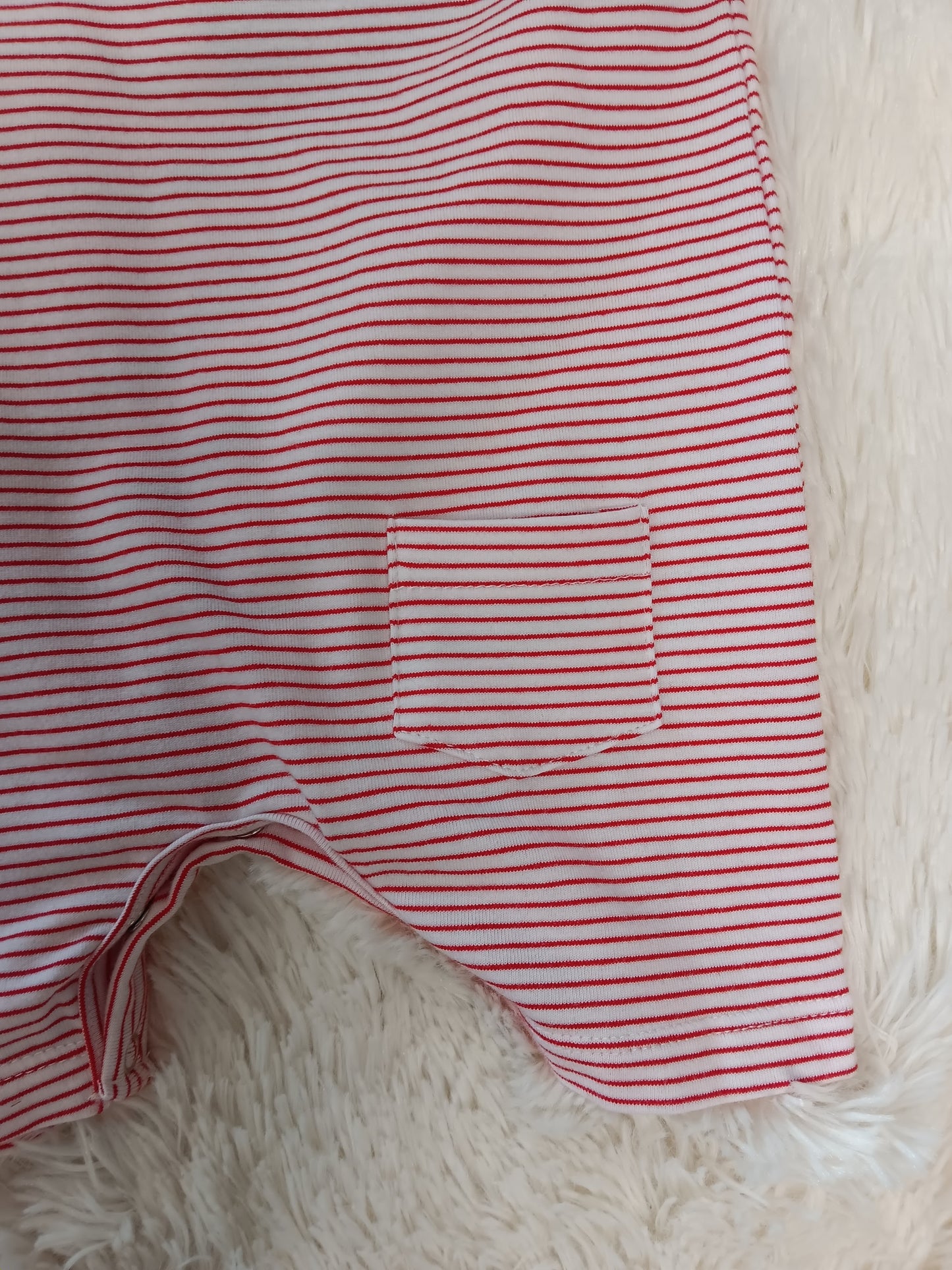 Red Saltash Polo Romper