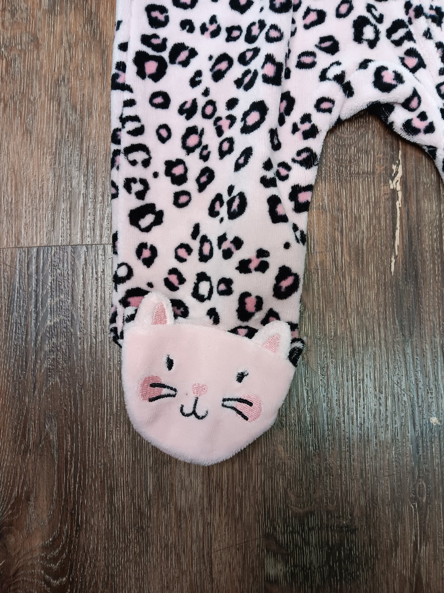 Leopard Print Footie