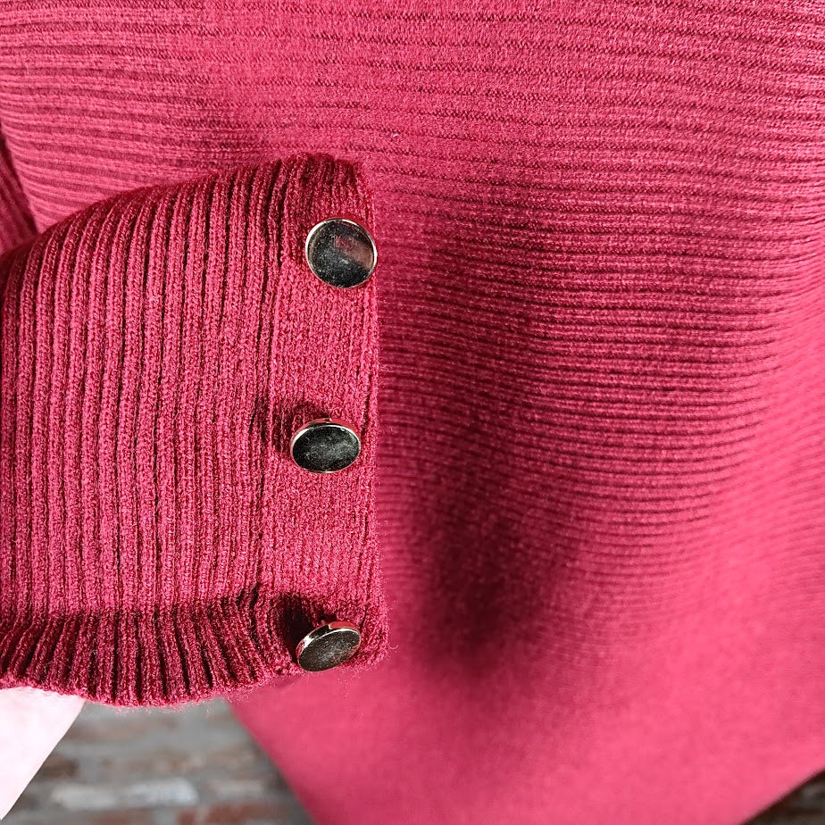 Toasted Red L/S Sweater Top