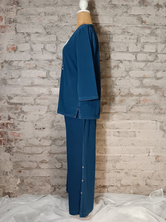 Side Split Bottom Up Flood Pant