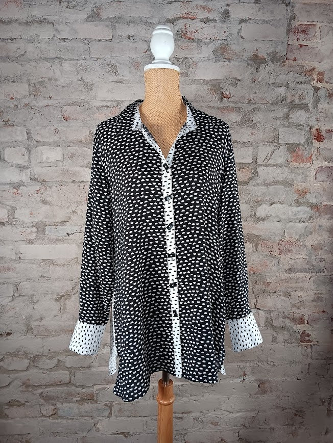 Crescent Button-Up (Plus-Sized)