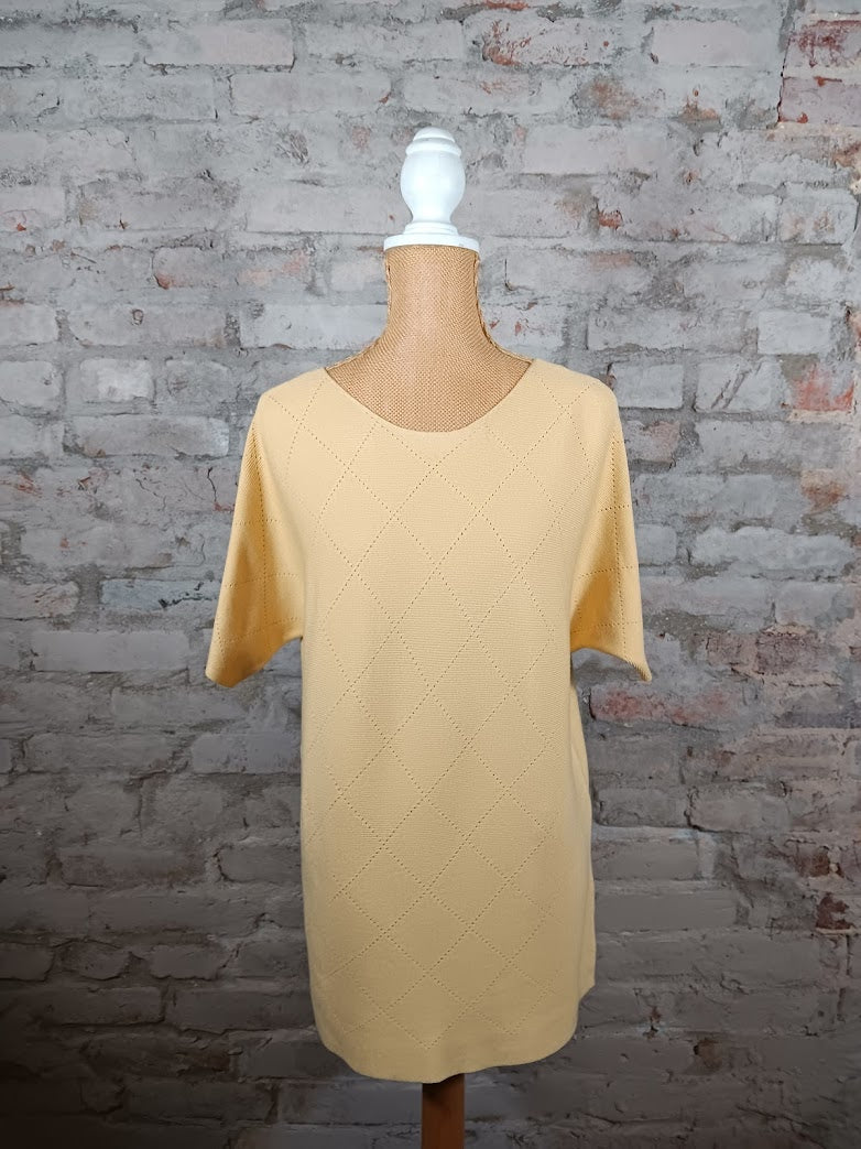 Yellow/Gold Pullover Knit Top