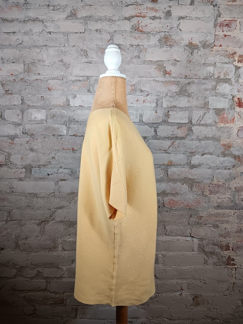 Yellow/Gold Pullover Knit Top