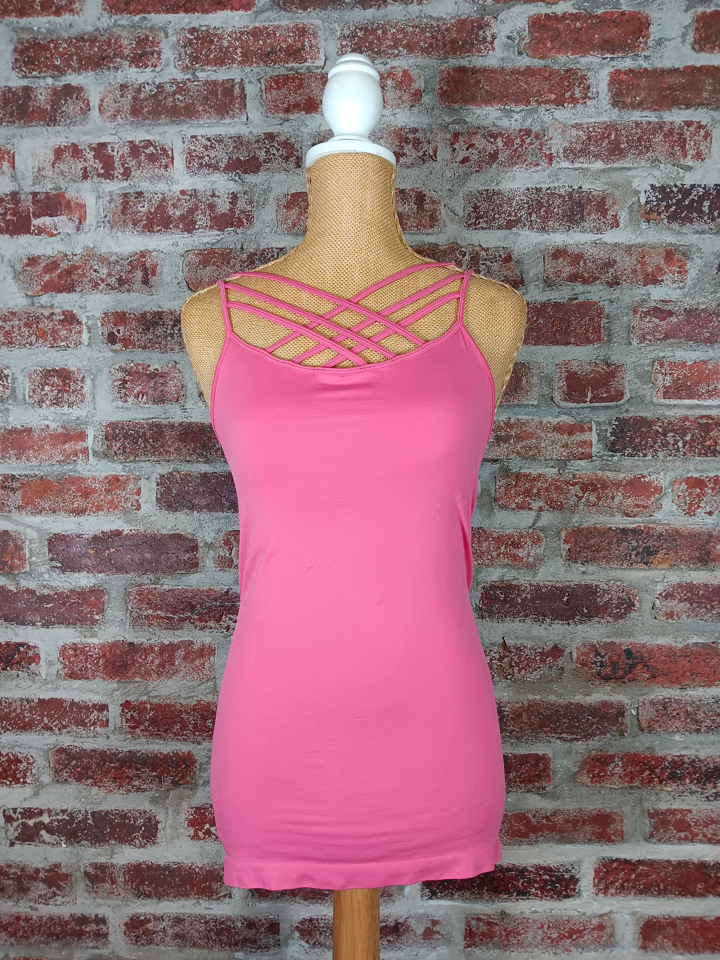Crisscross Neck Camisole (One Size Fits All)