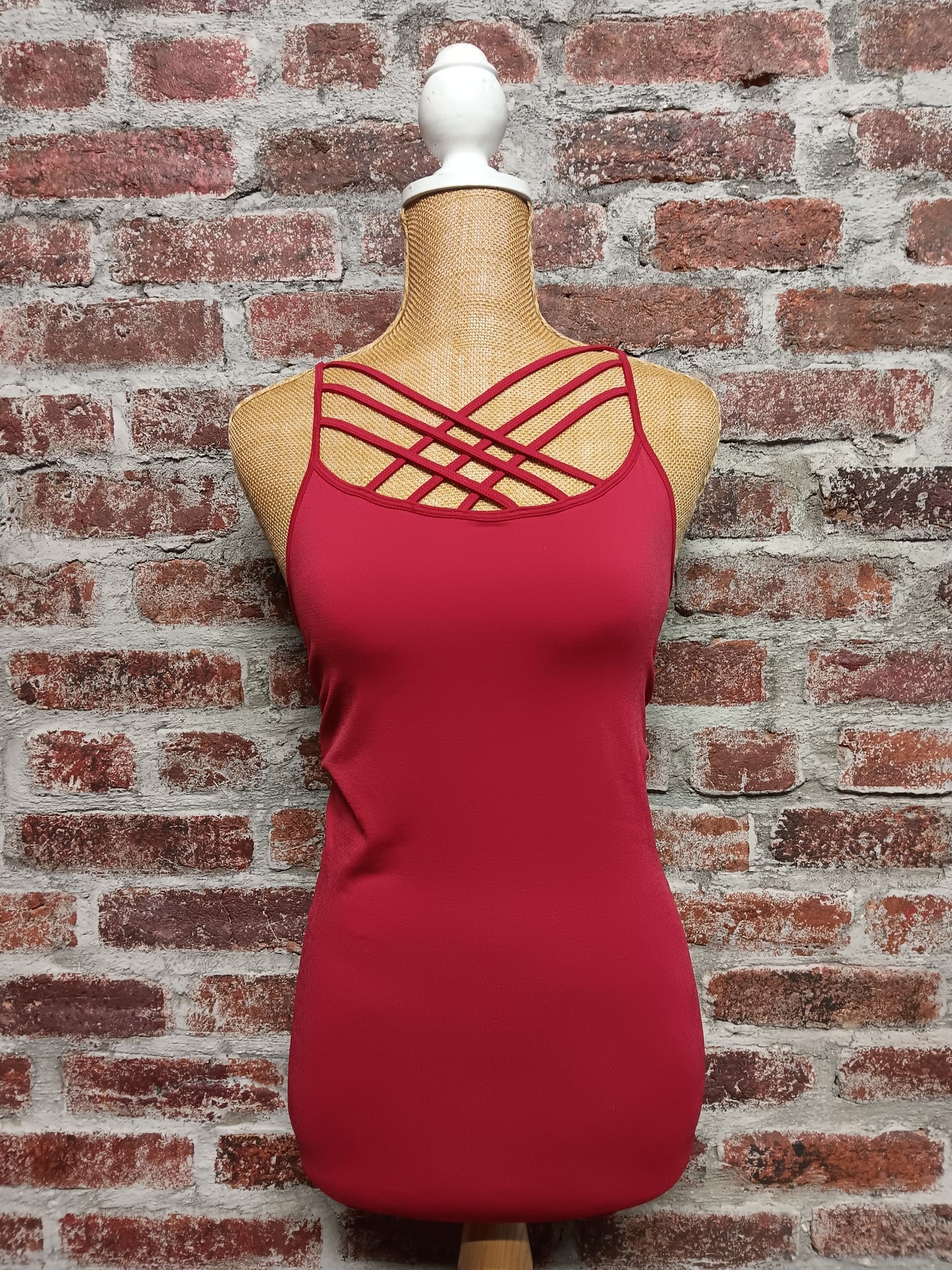 Crisscross Neck Camisole (One Size Fits All)