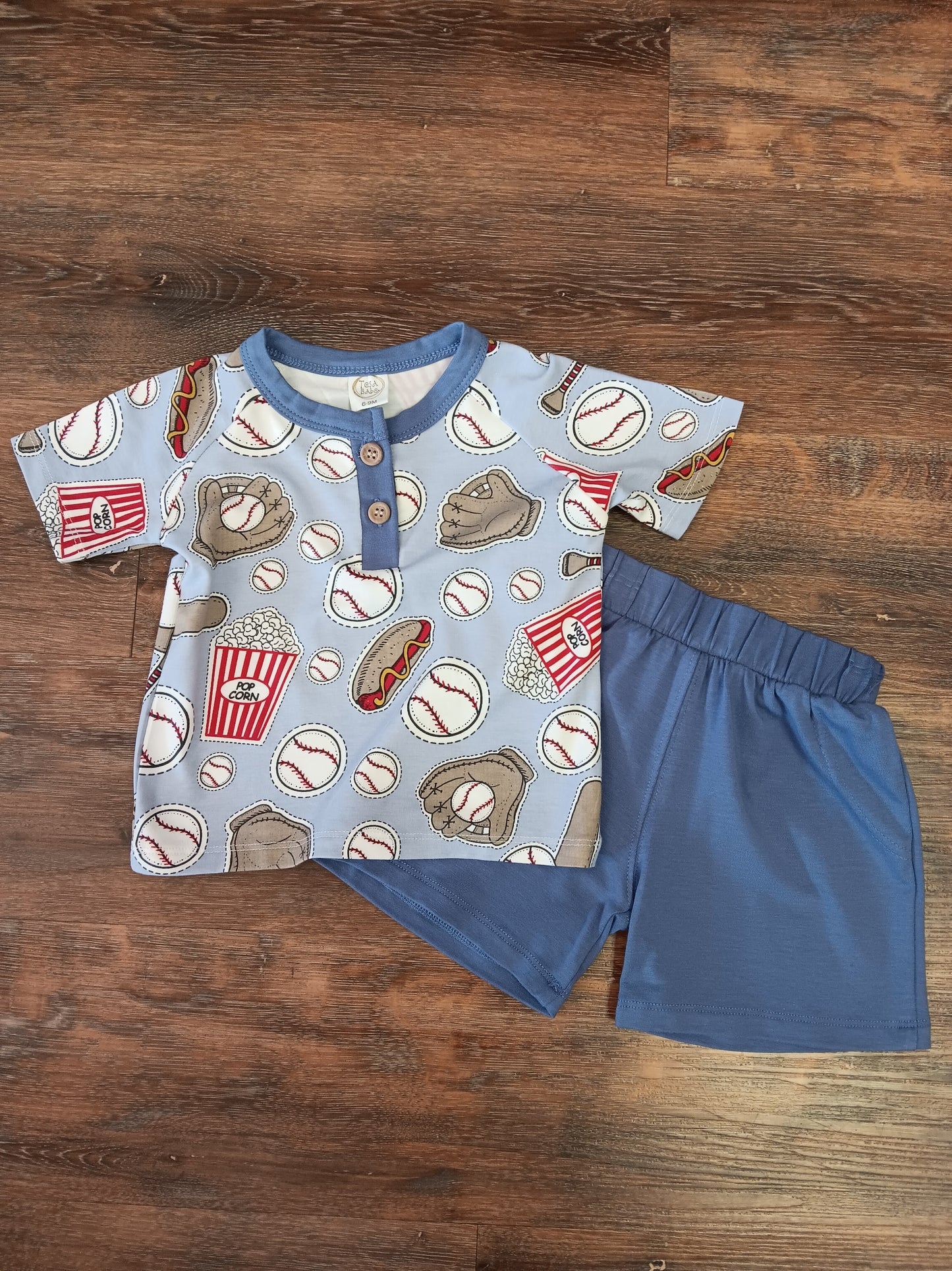Boys Baseball Short Set