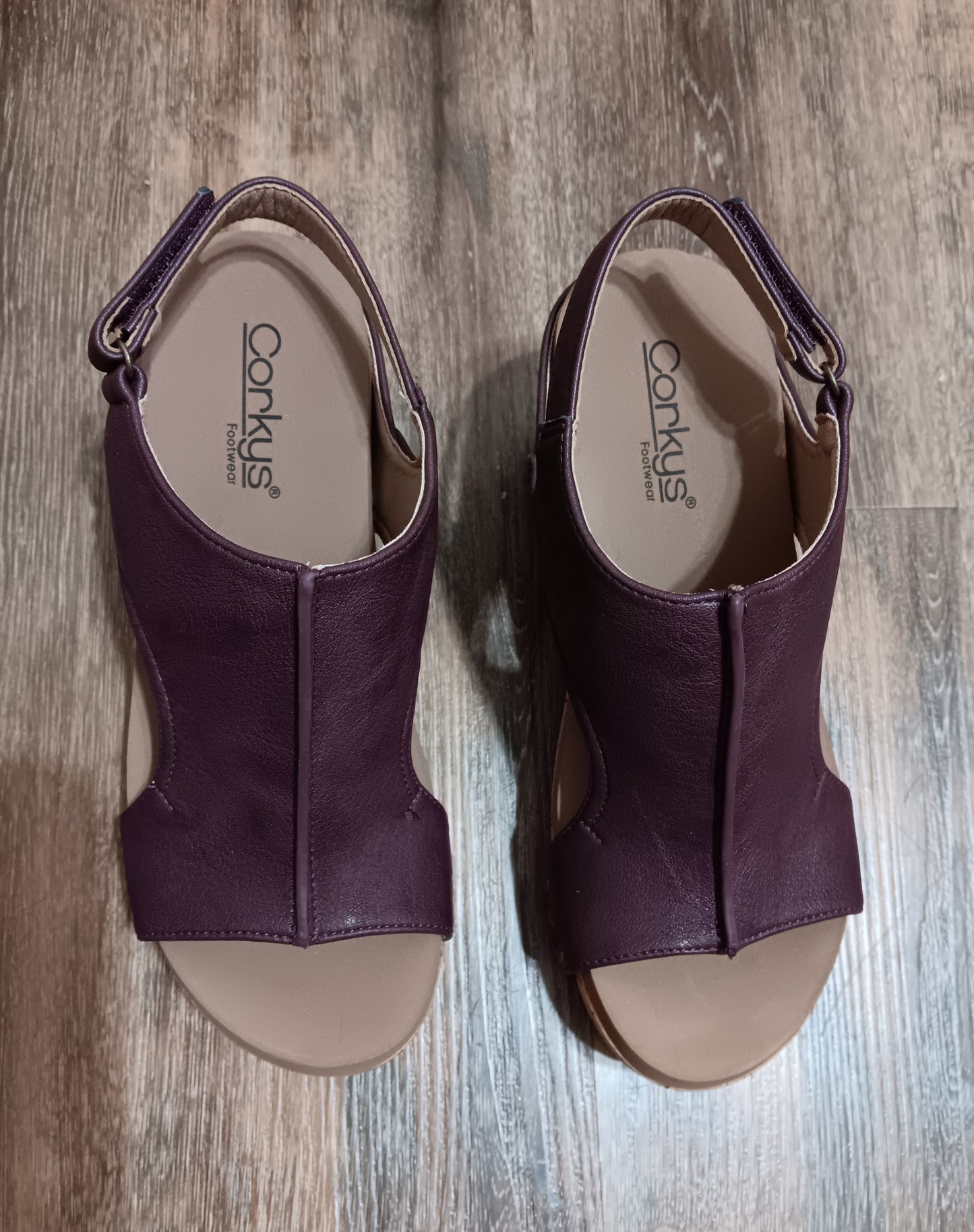 Burgundy Smooth Carley Footwear