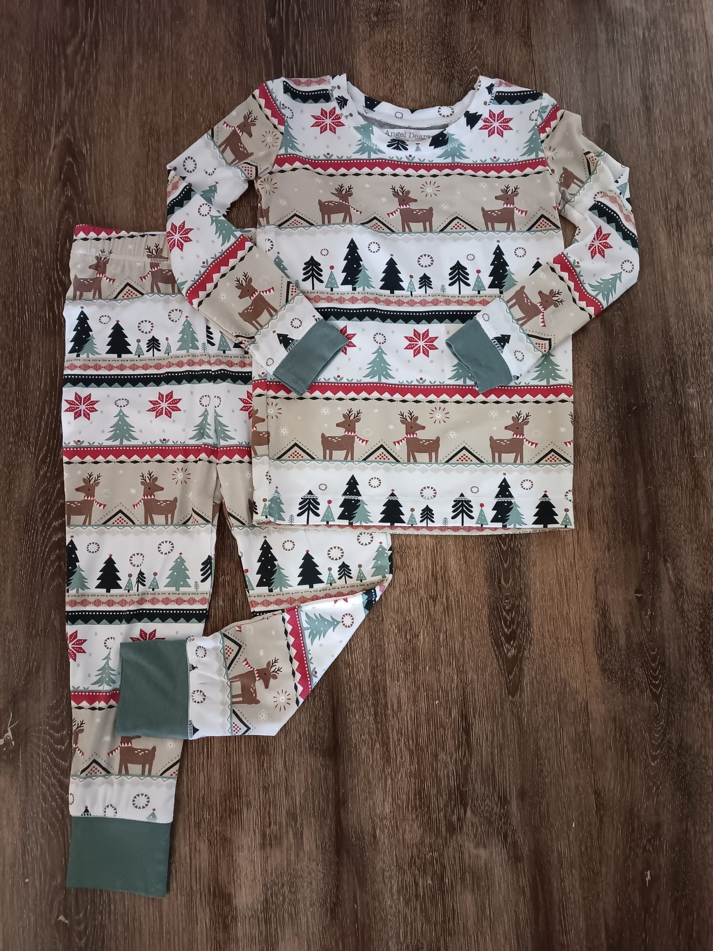 Kids' Reindeer Holiday Loungewear