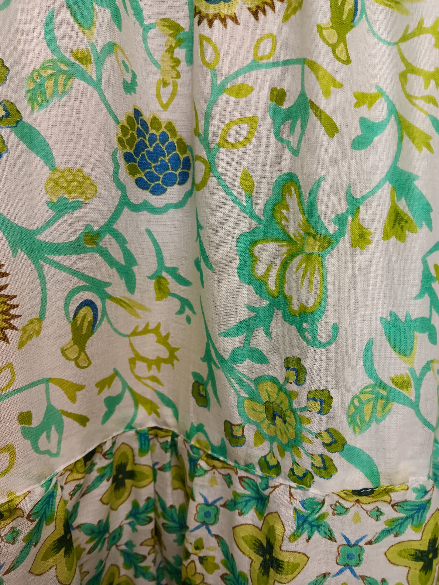 Lime Tropical Pattern Dress