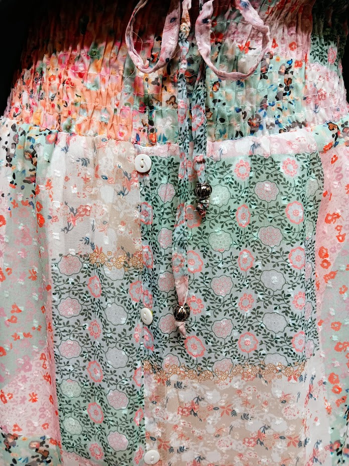 Multicolor Floral Long Skirt