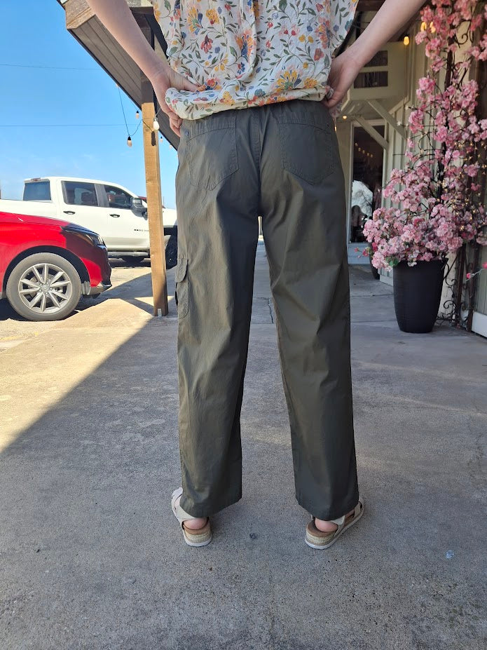 Olive Light Weight Cargo Pant