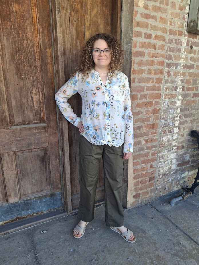 Olive Light Weight Cargo Pant
