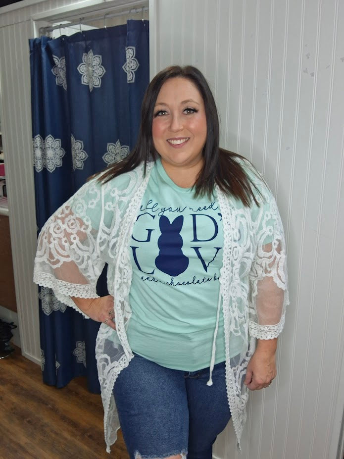 Mint Bunny All You Need Top