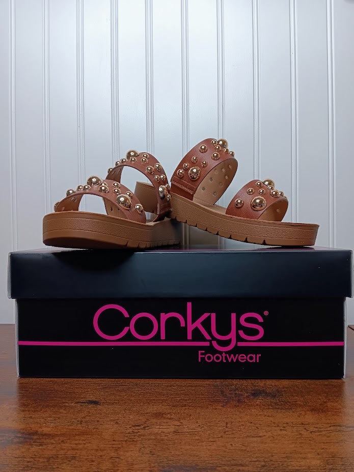 Cognac Bad Romance Sandals
