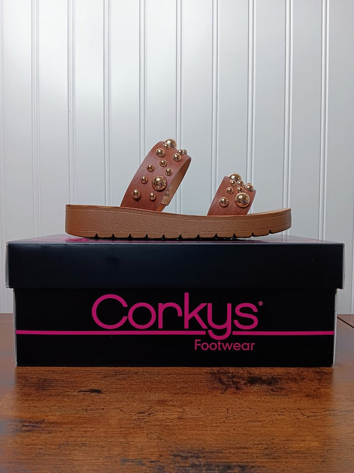 Cognac Bad Romance Sandals