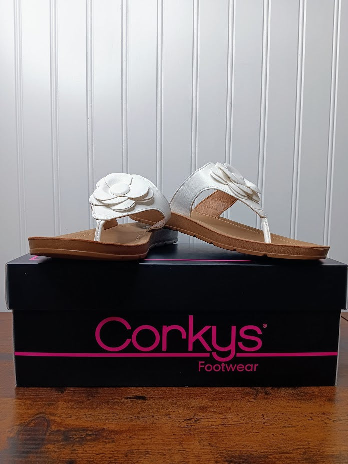 White So Delish Sandals