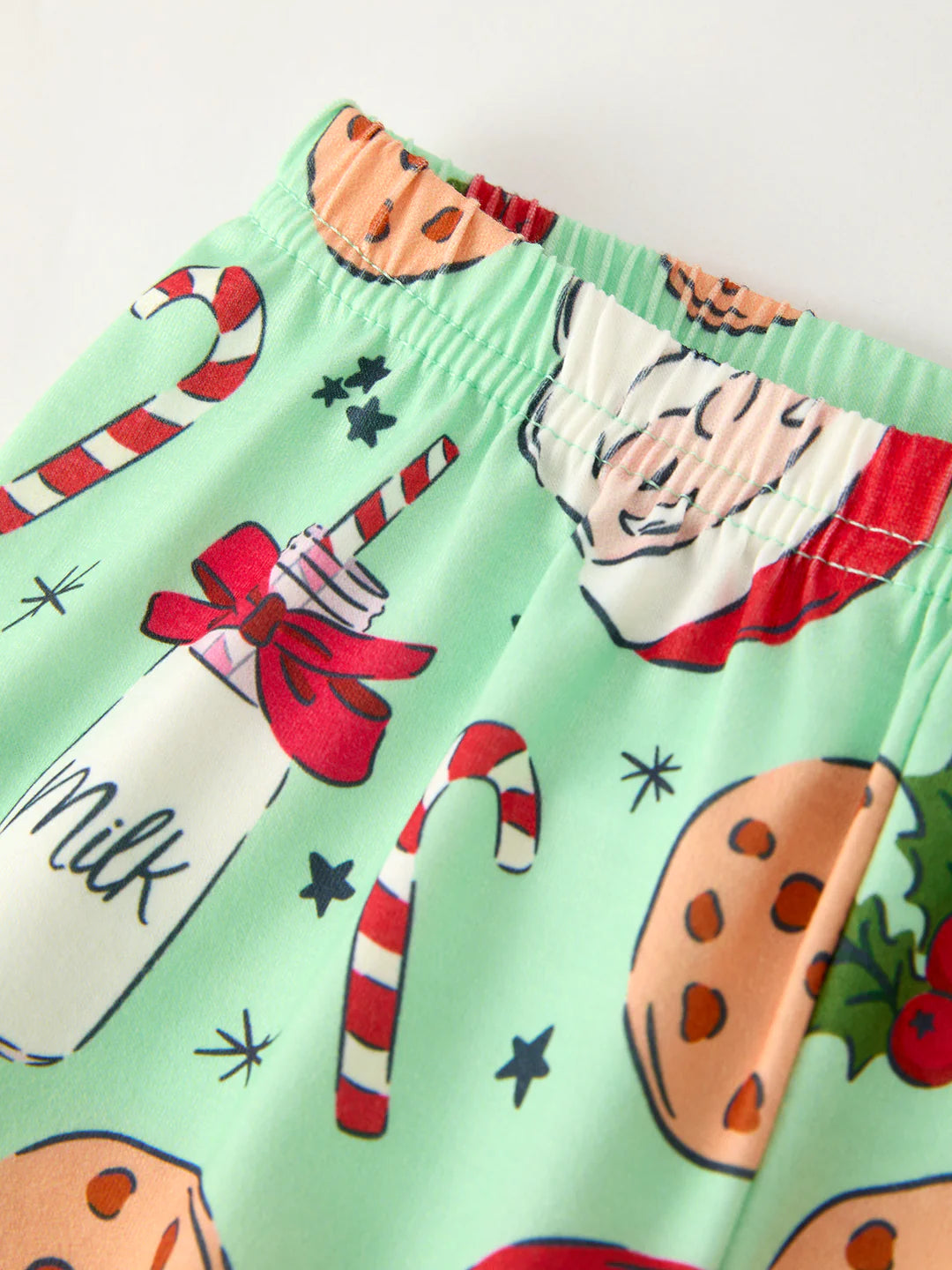 Christmas Santa Cookie Pajama Set