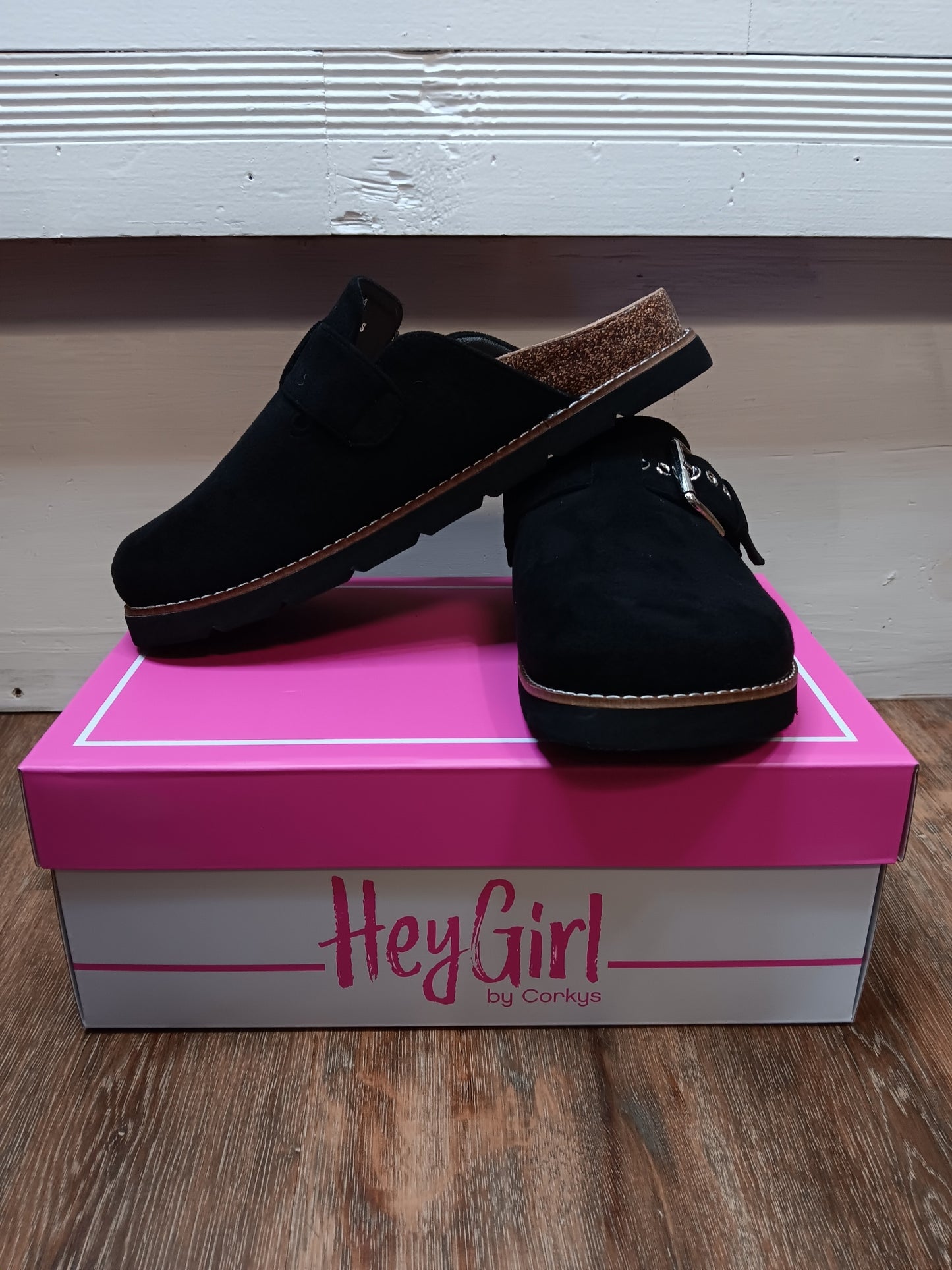 Black Faux Suede Day Dream Shoes