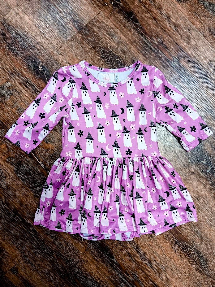 Witches Boo Twirl Bodysuit