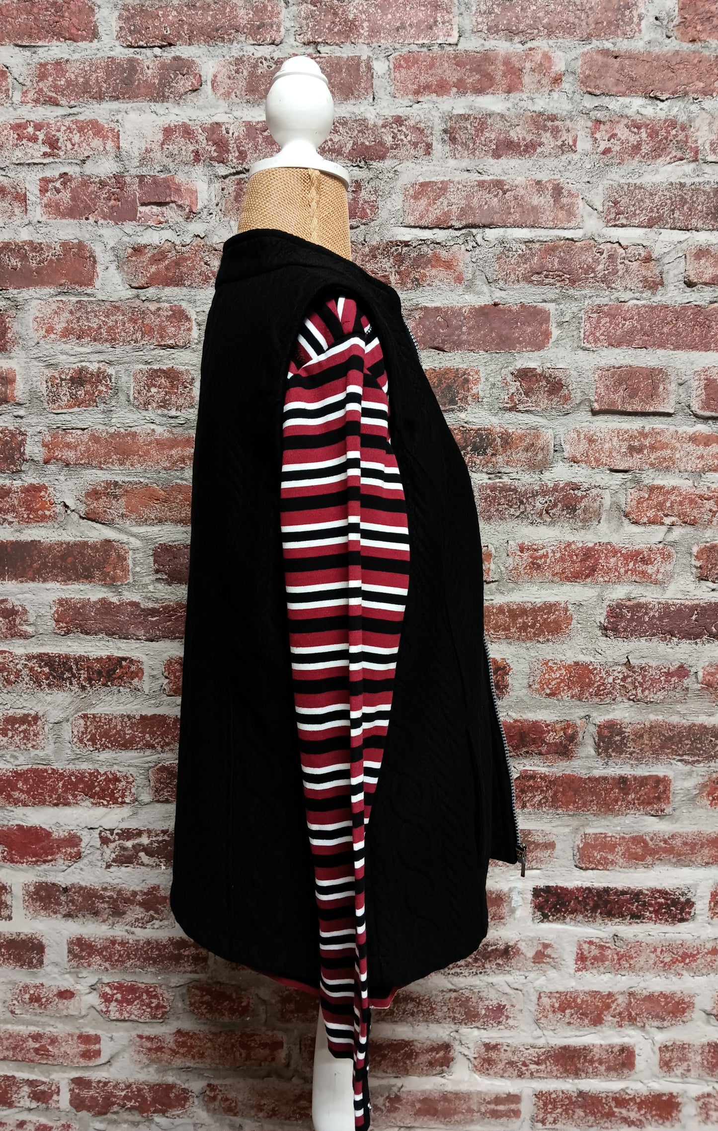 Black Quilted Vest