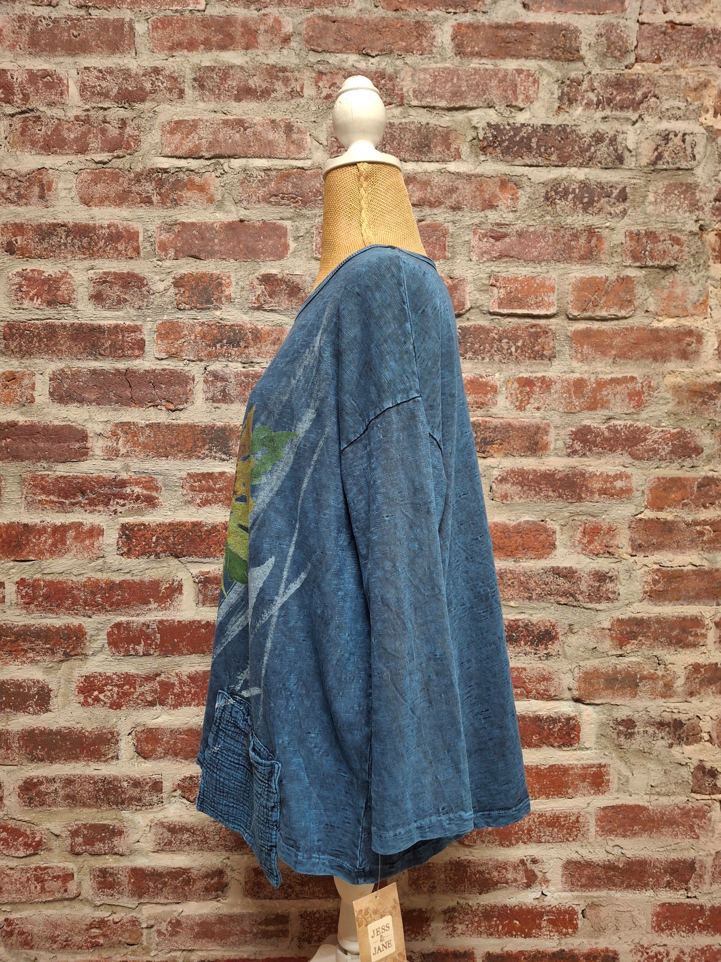 Sapphire Single Pocket Sunburst Top