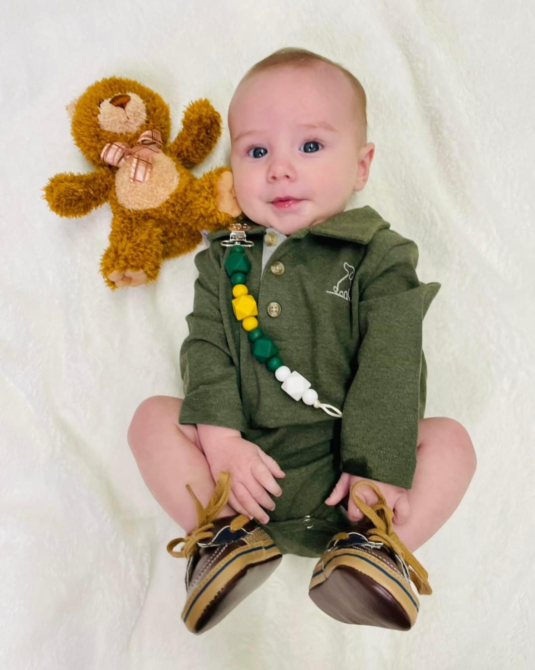Seymour Olive Polo for Boys