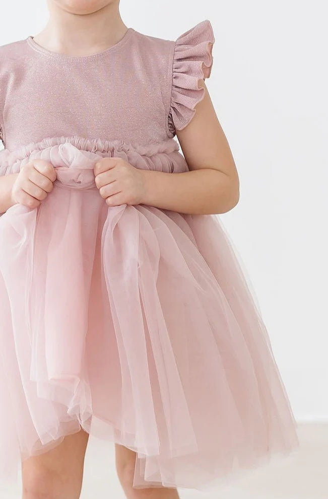 Dusty Mauve Tutu Dress