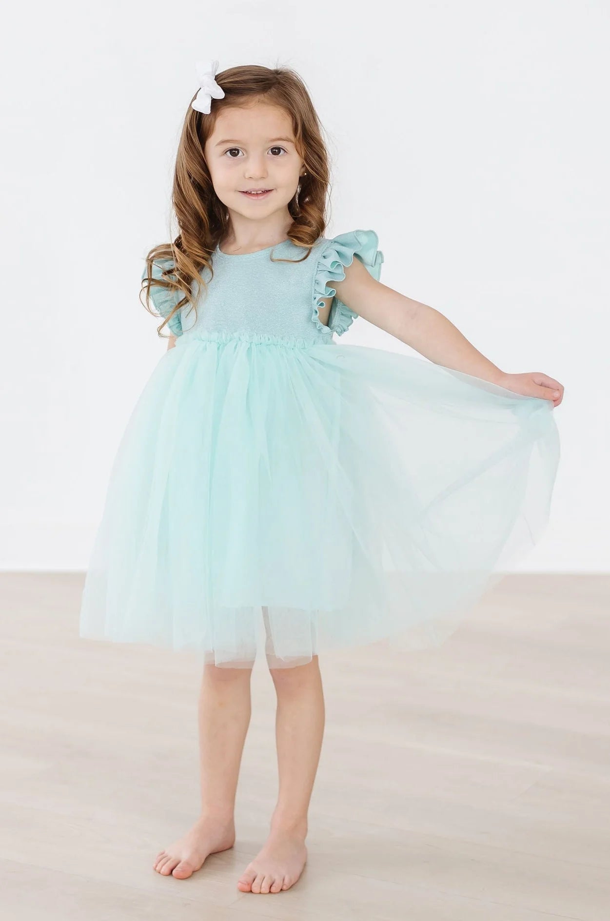 Mint Shimmer Tutu Dress