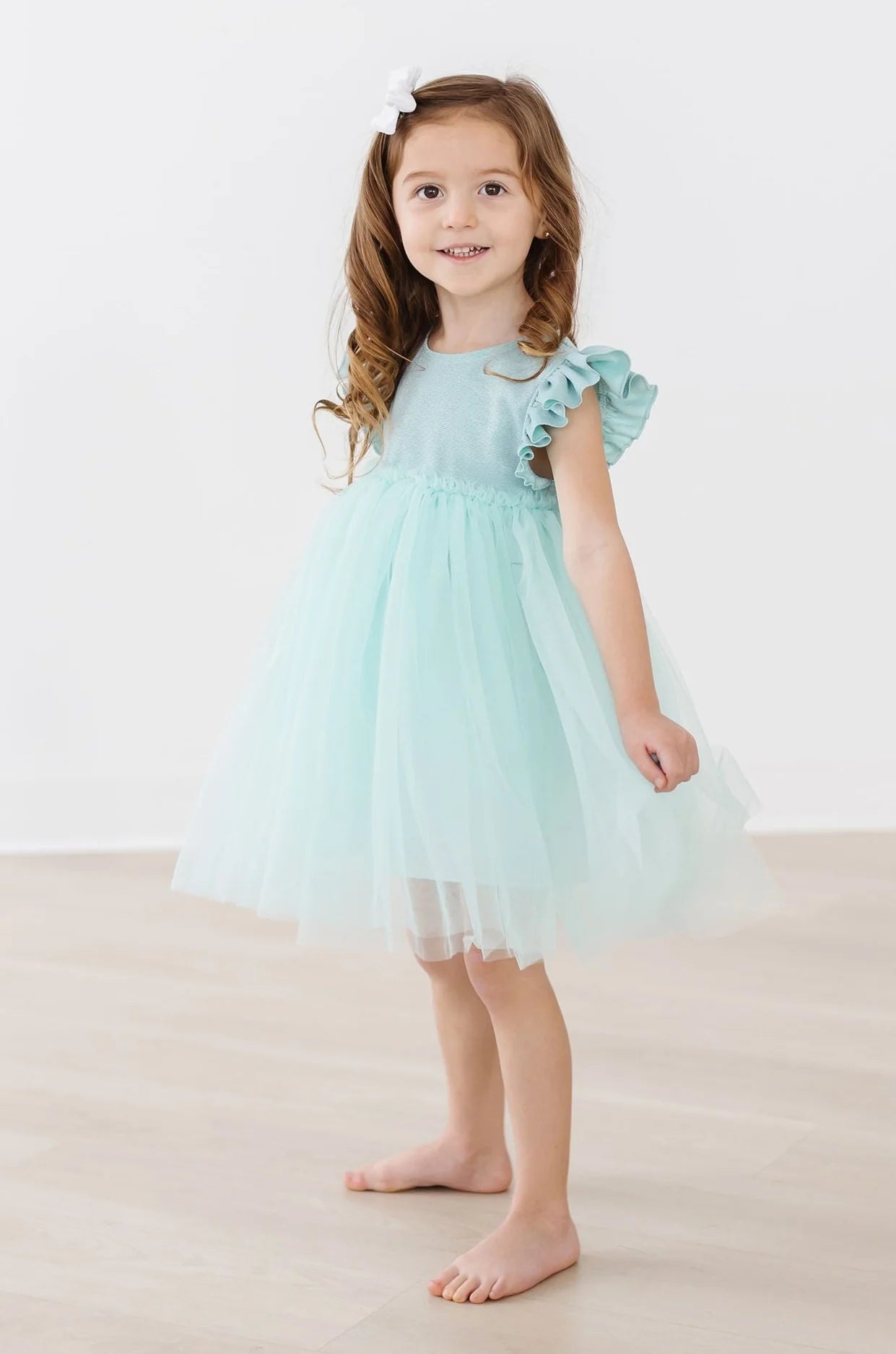 Mint Shimmer Tutu Dress