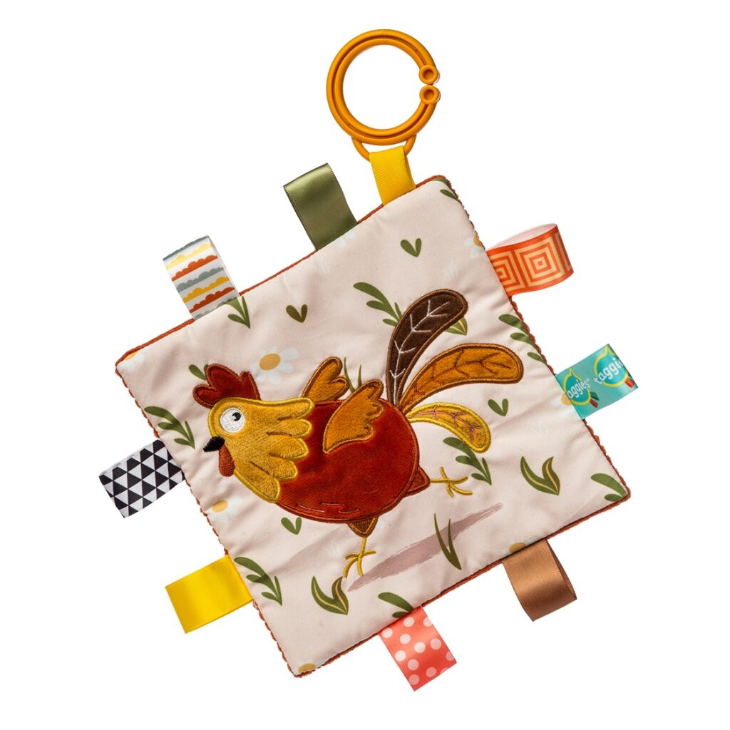 Crinkle Me Rooster Taggie