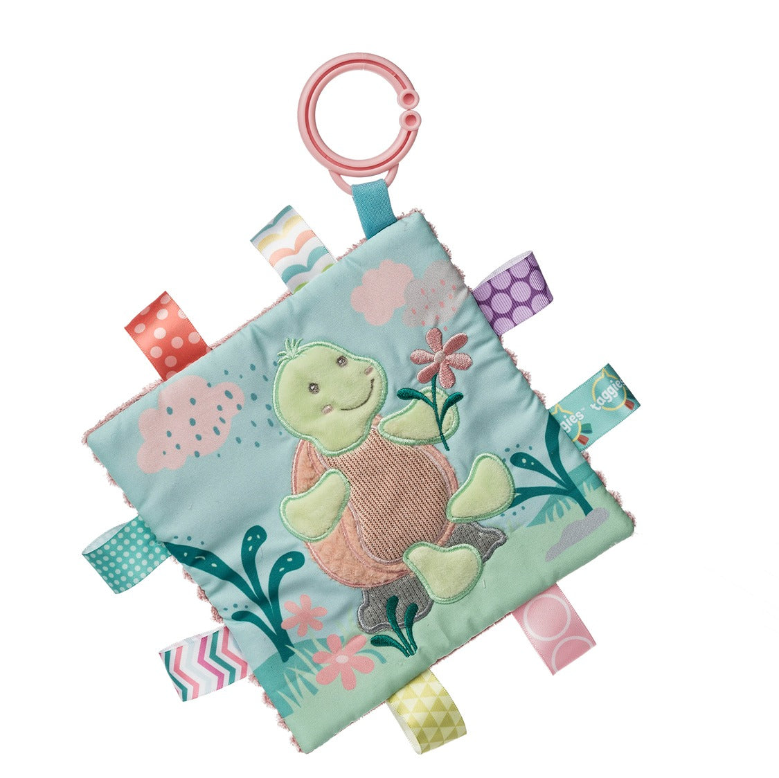 Crinkle Me Tippy Turtle Taggie