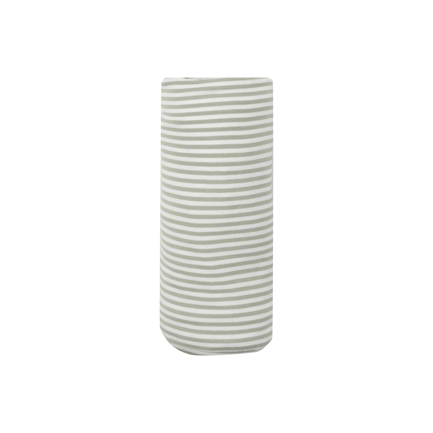 Green Striped Swaddle Blanket