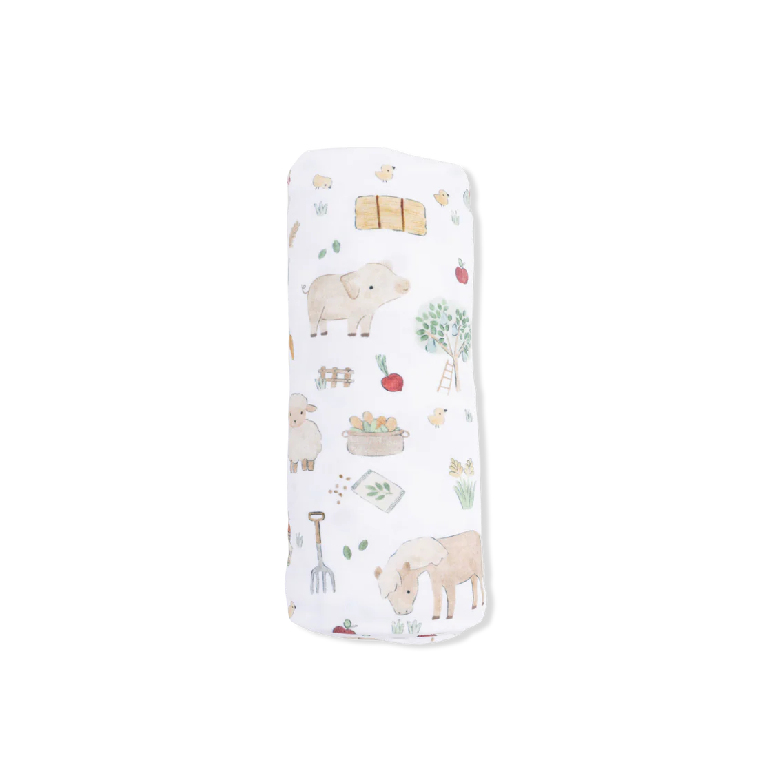 Cute Farm Animals Uni Swaddle Blanket