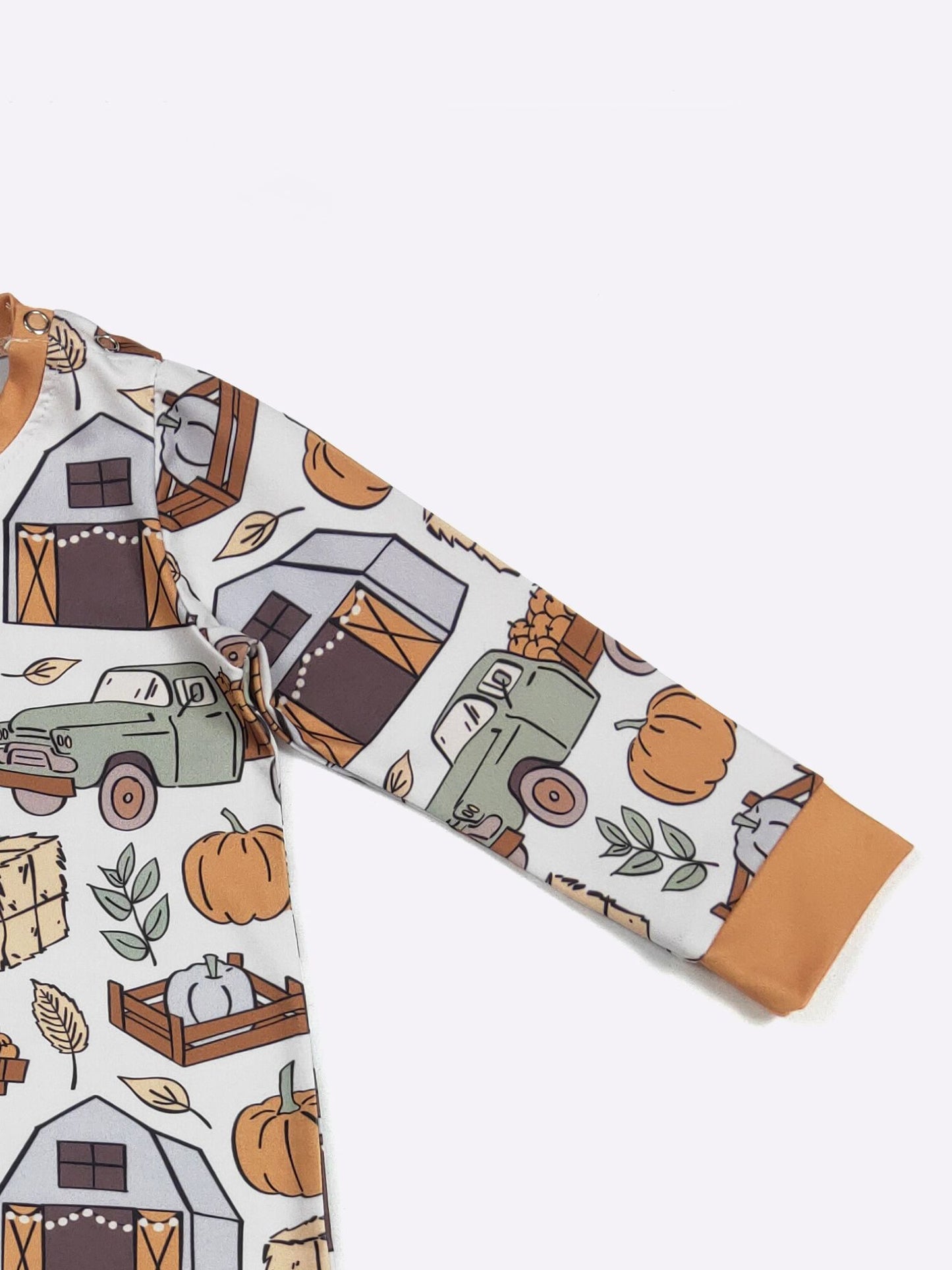 Pumpkin Patch Boy Romper