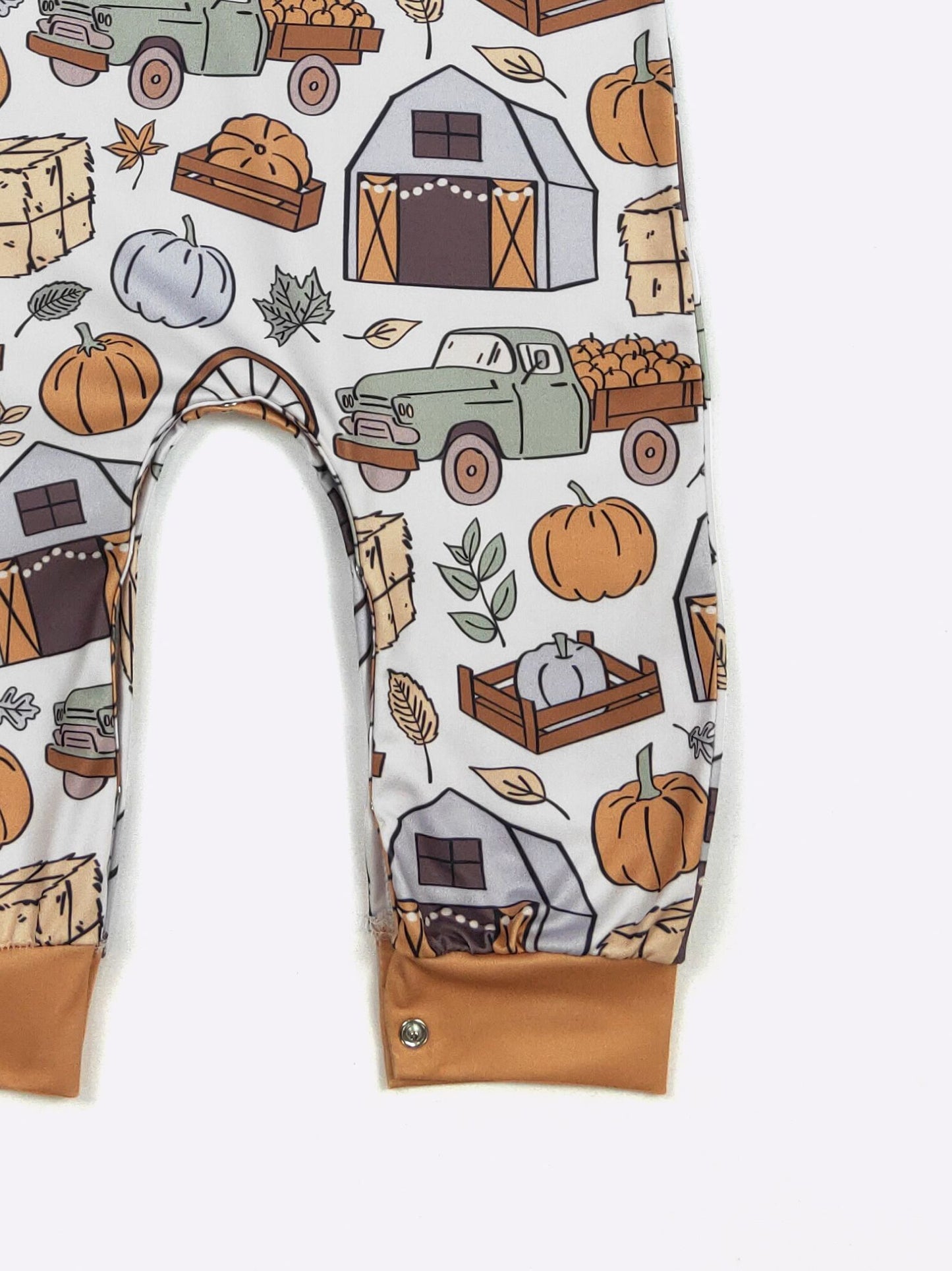 Pumpkin Patch Boy Romper