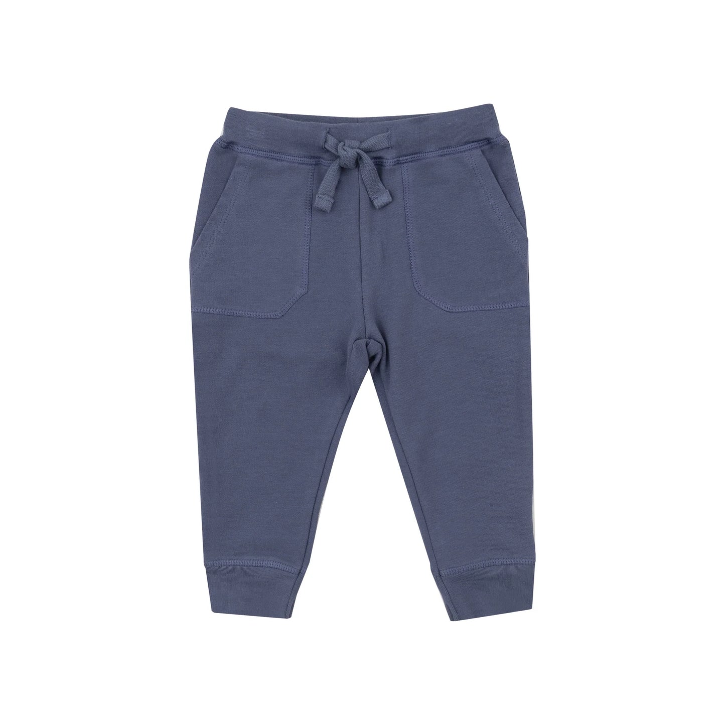 Football Navy & Oat Stripe Henley & Jogger Set