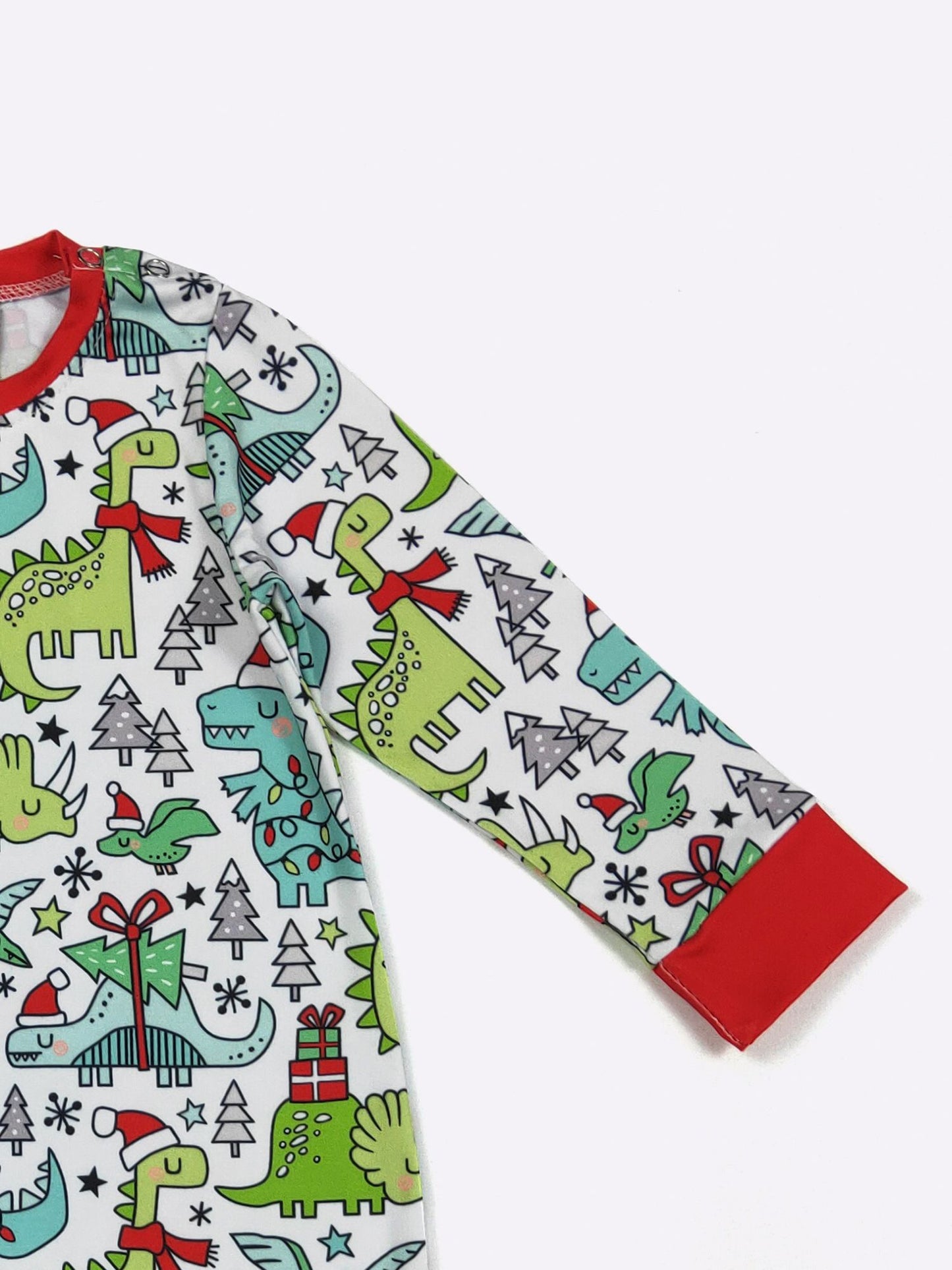 Dino Christmas Boy Romper