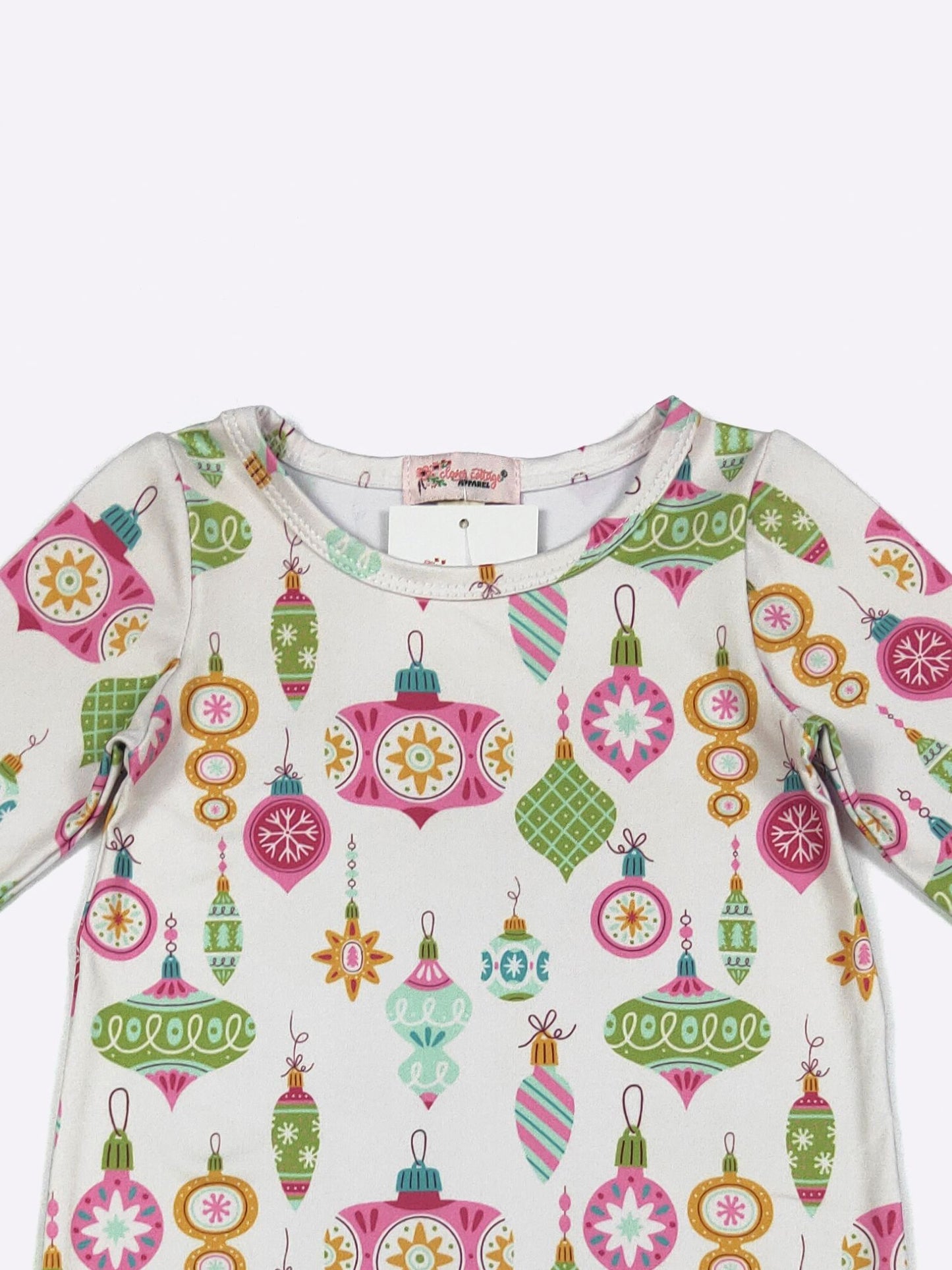 Pink Ornaments Baby Romper
