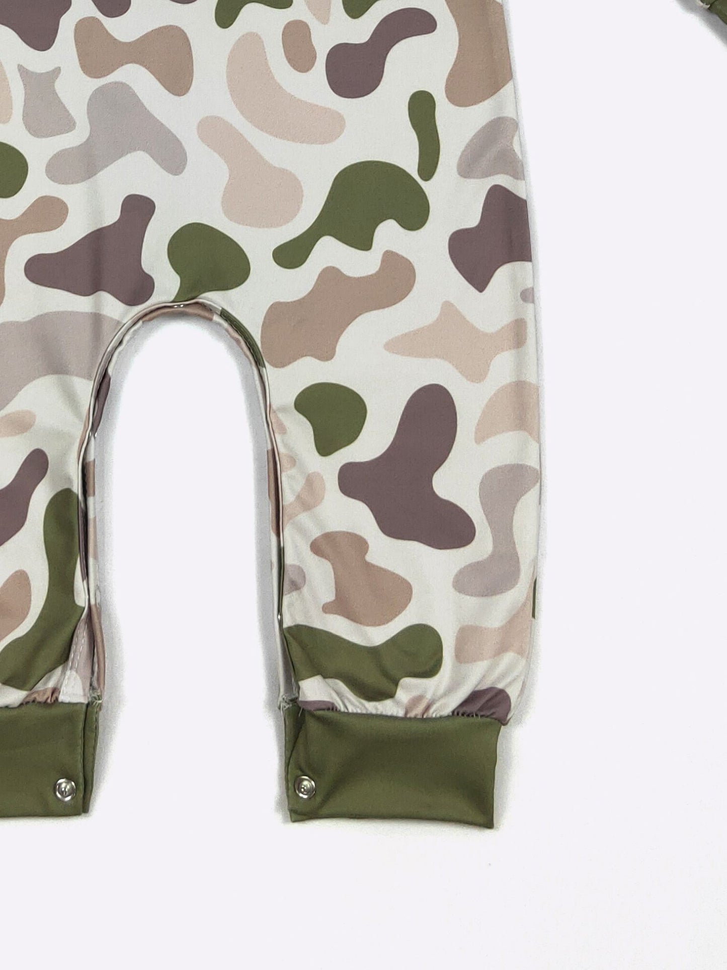 Outdoor Camo Boy Romper