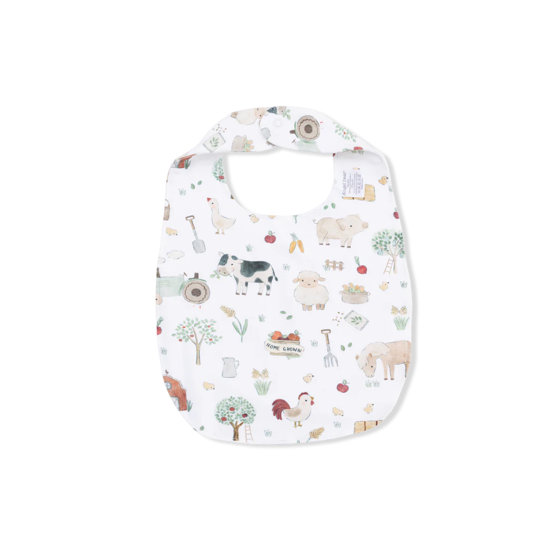 Cute Farm Animals Uni Feeding Bib