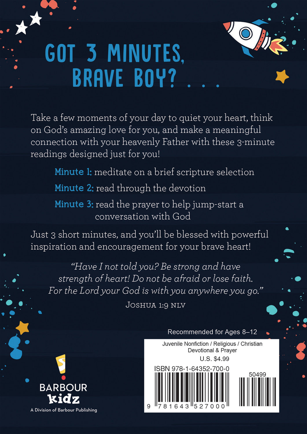 3 Minute Devotional For Brave Boys
