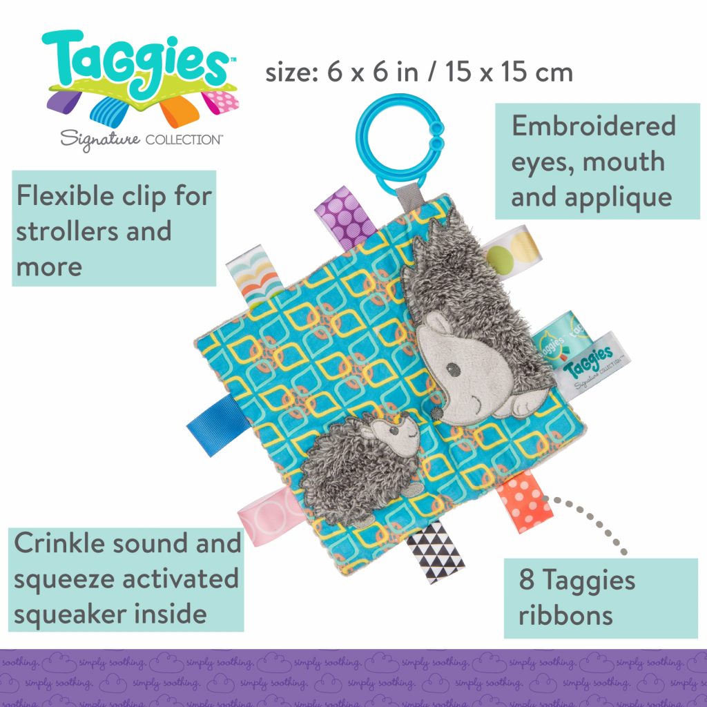 Crinkle Me Hedgehog Taggie