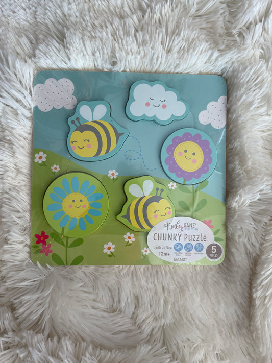 Sweet Bee Wooden Puzzle