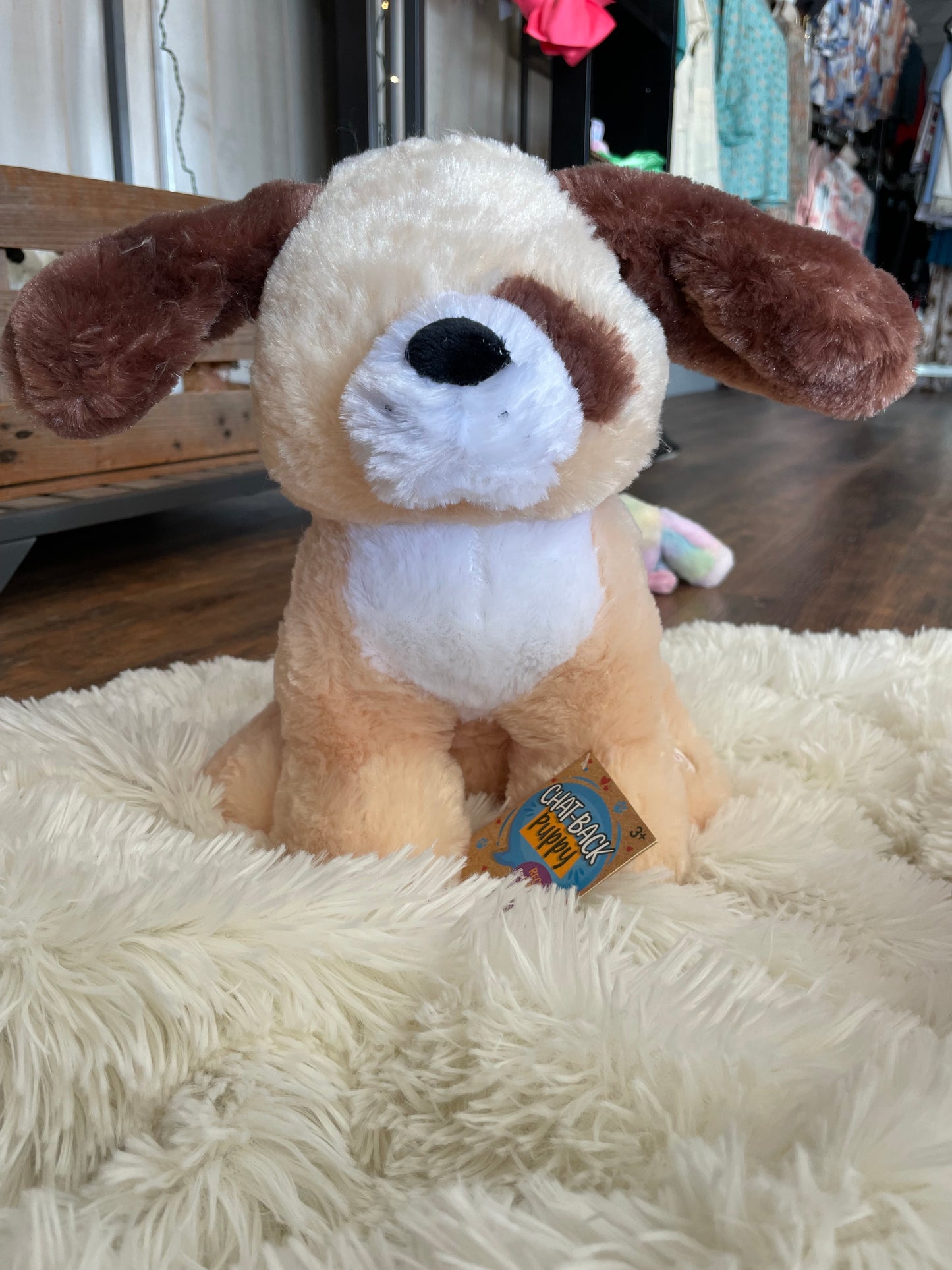 Chat-Back Puppy Plush
