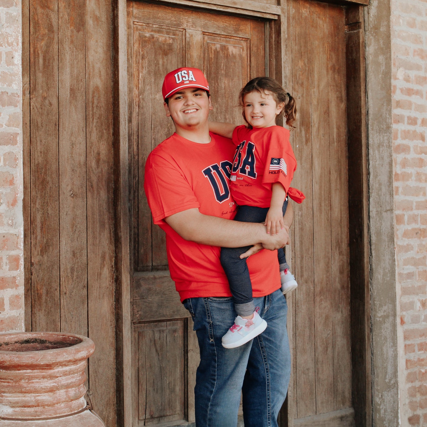 USA Strong Red T-Shirt